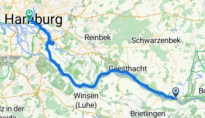 Tag 4 Von Lauenburg/Elbe bis Hamburg