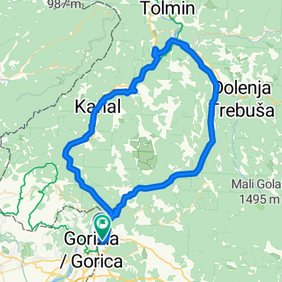 Route in Nova Gorica