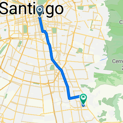 Marín, Santiago a Avenida Gabriela Oriente, Puente Alto