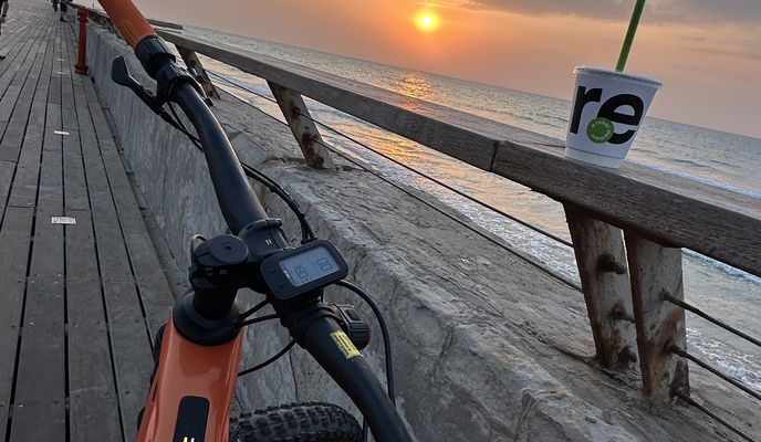 Photo 1 of the Bikemap route "רח׳ אנה פרנק, בת ים до אגוז, חולון"