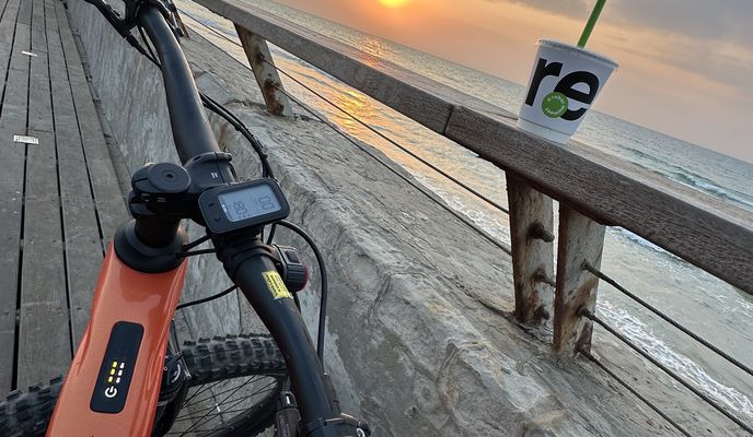 Photo 2 of the Bikemap route "רח׳ אנה פרנק, בת ים до אגוז, חולון"