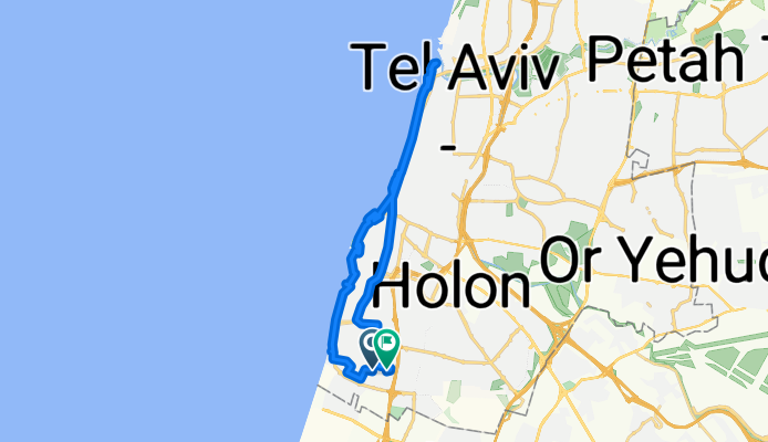 רח׳ אנה פרנק, בת ים до אגוז, חולון