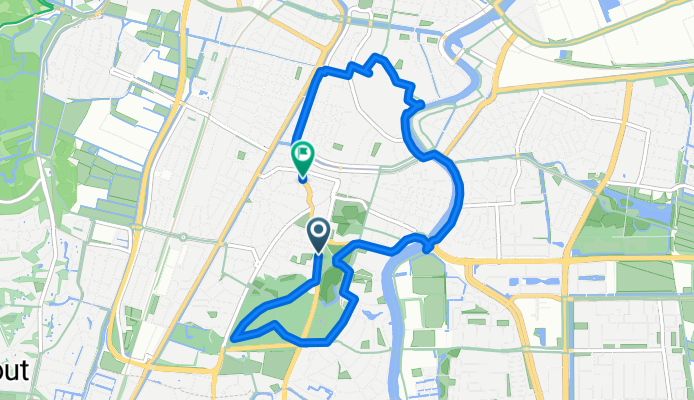 Route in Haarlem