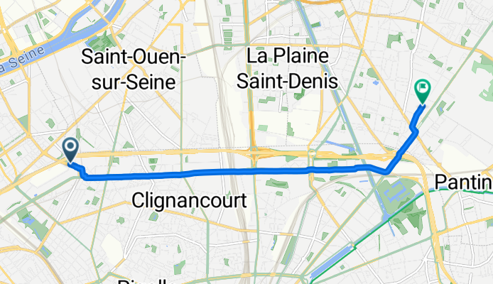 De Boulevard du Bois le Prêtre à Rue de Presles