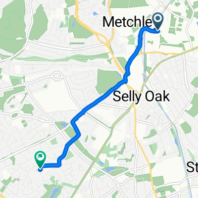 Ring Road South, Birmingham to St Denis Road, Birmingham