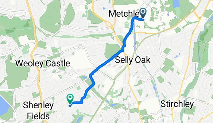 Ring Road South, Birmingham to St Denis Road, Birmingham