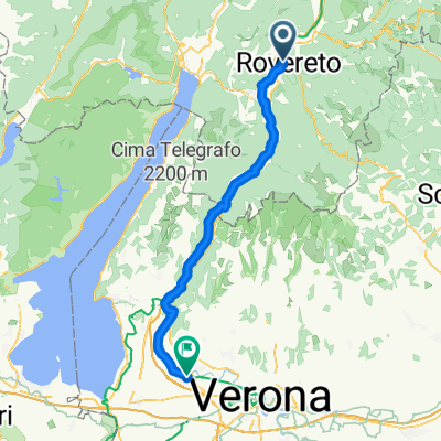 Von Rovereto bis Bussolengo, Montresor Hotel Tower in Bussolengo