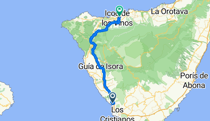 Playa de las Américas - Icod de los Vinos