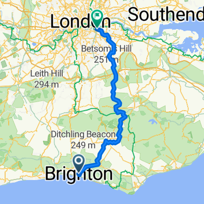 From Brighton to London