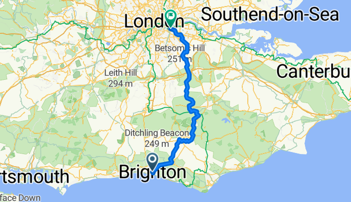 From Brighton to London