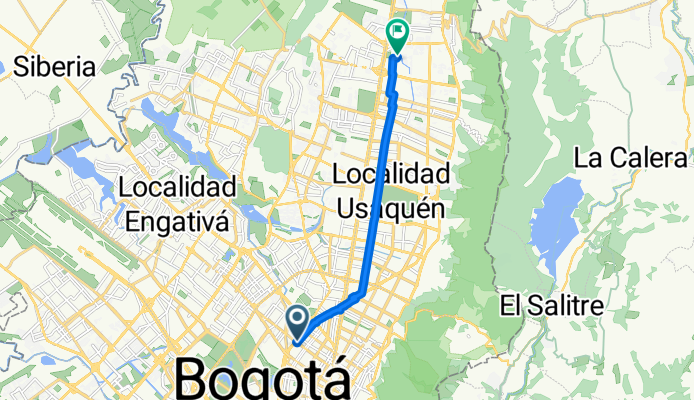 Carrera 29A, Bogotá a Calle 175, Bogotá