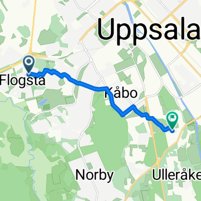 Sernanders väg to Lägerhyddsvägen