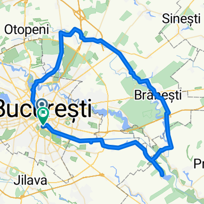 Bucuresti - Pipera - Tunari - Stefanesti - Afumati - Ganeasa - Pasarea - Branesti - Vadu Anei - Fundeni - Pitigaia - Posta - Balaceanca - Glina - Bucuresti