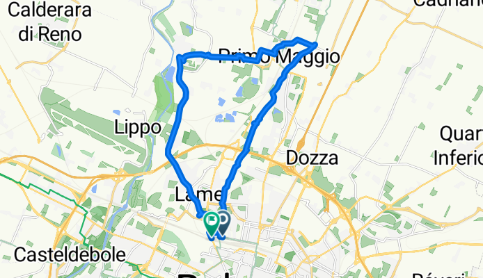 Via de' Carracci to Via Francesco Zanardi