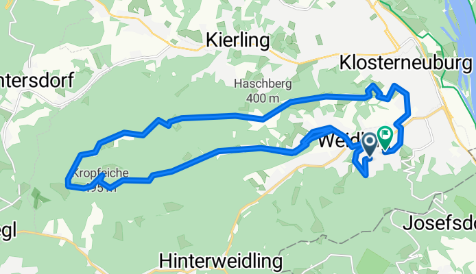 Route in Klosterneuburg