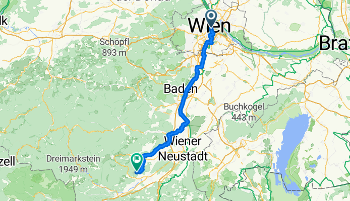 Von Wien bis Ternitz