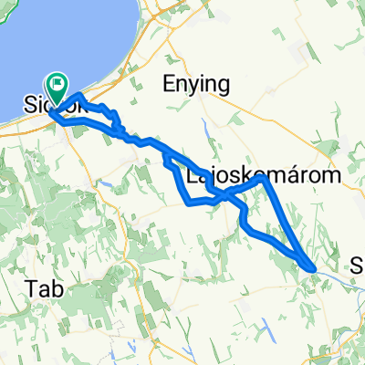 Route in Siófok