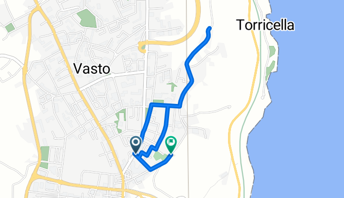 Corso Giuseppe Mazzini, Vasto a Via Santa Lucia, Vasto