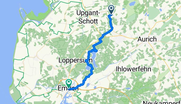 Von Südbrookmerland bis Emden