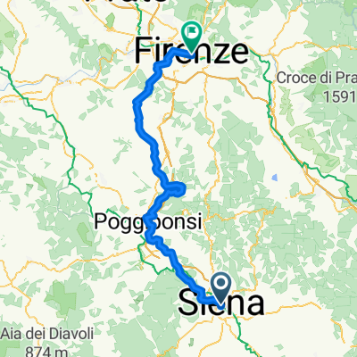 Von Siena bis Florenz