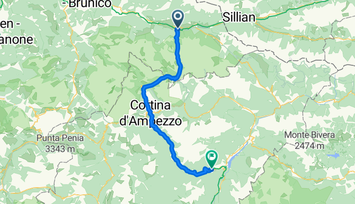 From Toblach to Valle di Cadore