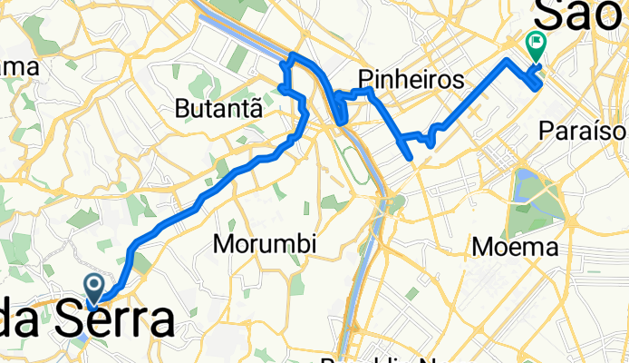 De Rodovia Régis Bittencourt a Avenida Paulista