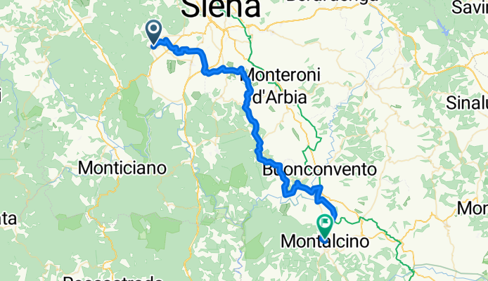 Von Sovicille bis Montalcino