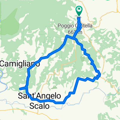 Route in Montalcino