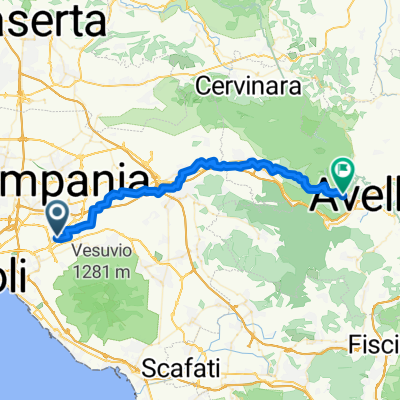 Via Calabrese, Pollena Trocchia to Via Mazzaratta, Mercogliano