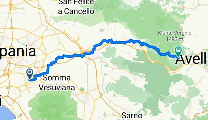 Via Calabrese, Pollena Trocchia to Via Mazzaratta, Mercogliano