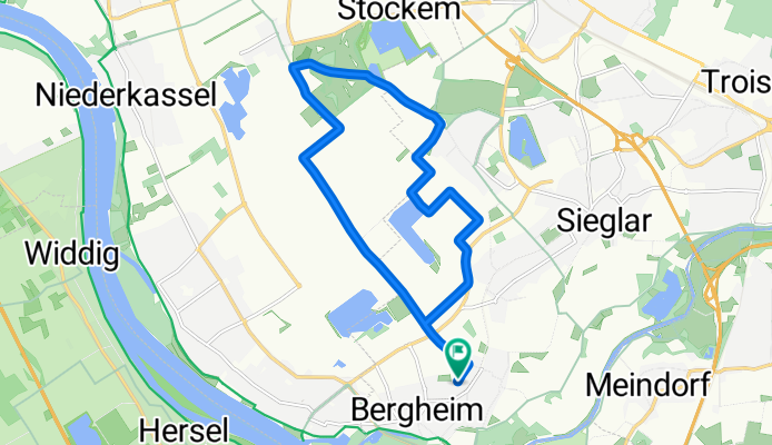 Gertrud-Bäumer-Straße, Troisdorf nach Gertrud-Bäumer-Straße, Troisdorf