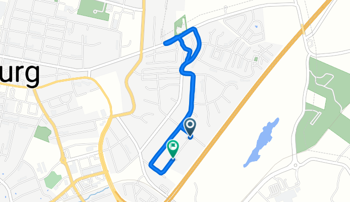 Alleghany Ave, Harrisonburg to Alleghany Ave, Harrisonburg