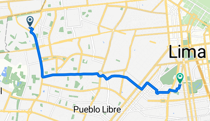 De WWW8+8WR a Jirón Natalio Sánchez