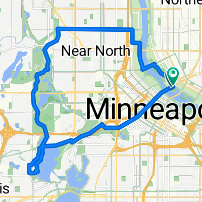 Nicollet Island Pavilion Minneapolis downtown bike ride