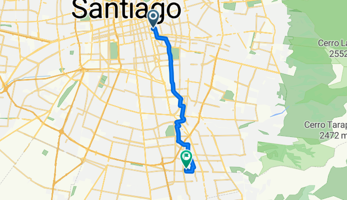 De Avenida General Bustamante a Roma