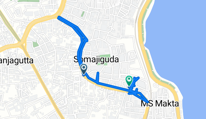 Raj Bhavan Road Unit to Lake Shore Towers