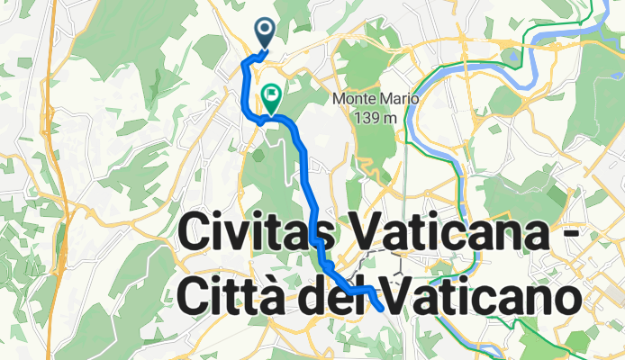 Via Pietro Dazzi, Roma a XIV Municipio, Roma