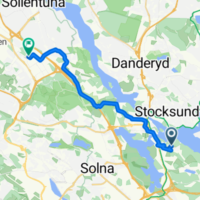 Forskarbacken, Stockholm to Borgarfjordsgatan, Kista