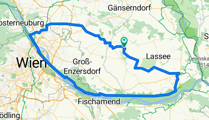 O7B - Wien - Donauinsel - Lobau - Orth - Hainburg -O7B