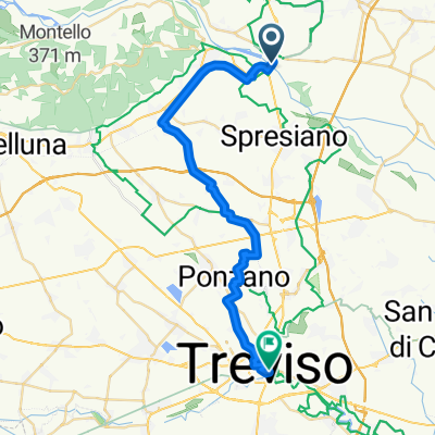From Susegana to Treviso