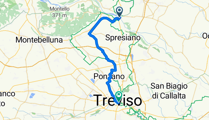 From Susegana to Treviso