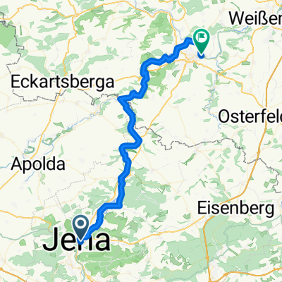 Saaleradweg Etappe 6 - Von Jena nach Naumburg (Saale)