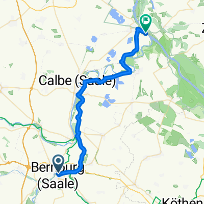 Saaleradweg Etappe 9a - Von Bernburg (Saale) zur Saalemündung