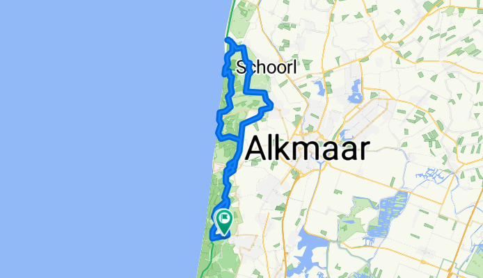 Route in Castricum