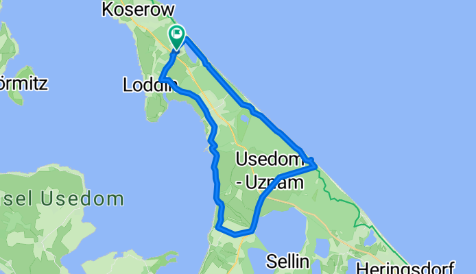 Cölpinstraße, Loddin nach Cölpinstraße, Loddin