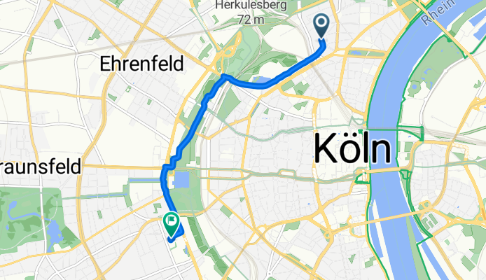 Balthasarstraße, Köln nach Weyertal, Köln