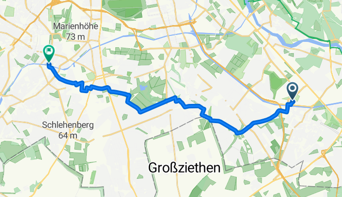 Route in Berlin