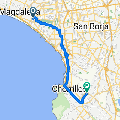 Avenida Juan de Aliaga, Lima a Departamento de Lima