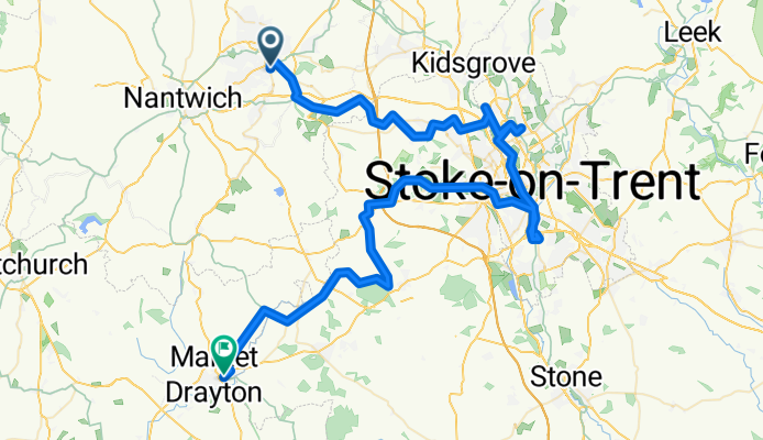 From Crewe to Market Drayton