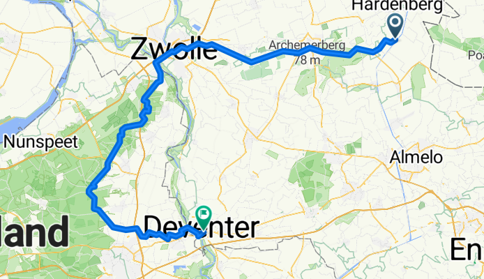 Bt-Dv over de veluwe 102km